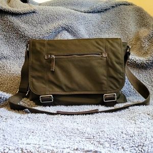 Banana Republic canvas messnger/laptop bag